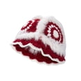 thumbnail image 4 of Sombrero de pescador de invierno para mujer Sombrero de pescador de felpa sintética cálido para mujer Rojo, 4 of 7