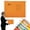 Orange-A, variant on FC Size Suspension Hanging File Folder, Yellow 16in x 9.44in, Sturdy Paper Hanging File Holder, Paperwork Classification Folder for Filing Cabinet Storage