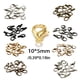 thumbnail image 5 of Guardurnaity 100 piezas collar hebilla de aleación de zinc surtido tobillera gancho a presión surtido Kit Clip joyería fabricación DIY artesanía Ropa, zapatos y accesorios Miscelánea Negro Plata Guardurnaity AP016201-04B, 5 of 6