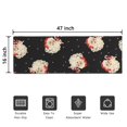 thumbnail image 5 of Black Christmas Santa Pattern Door Rugs,Washable Non Slip Door Mats Indoor,Decorative Door Mats,Entry Mat Indoor for Entrance,Bedroom,Kitchen,Bathroom,16"x47", 5 of 6