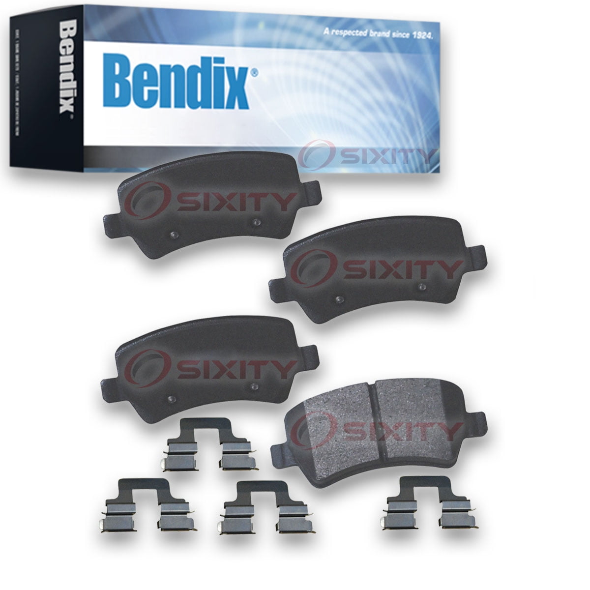 Bendix Brakes Disc Brake Pad Set Fits select: 2010-2015,2017 VOLVO XC60