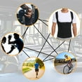 thumbnail image 6 of FITVALEN Men's Workout Waist Trainer Vest Zipper Body Shaper with Adjustable Belts Underbust Corset Neoprene Sauna Sweat Suit, 6 of 6