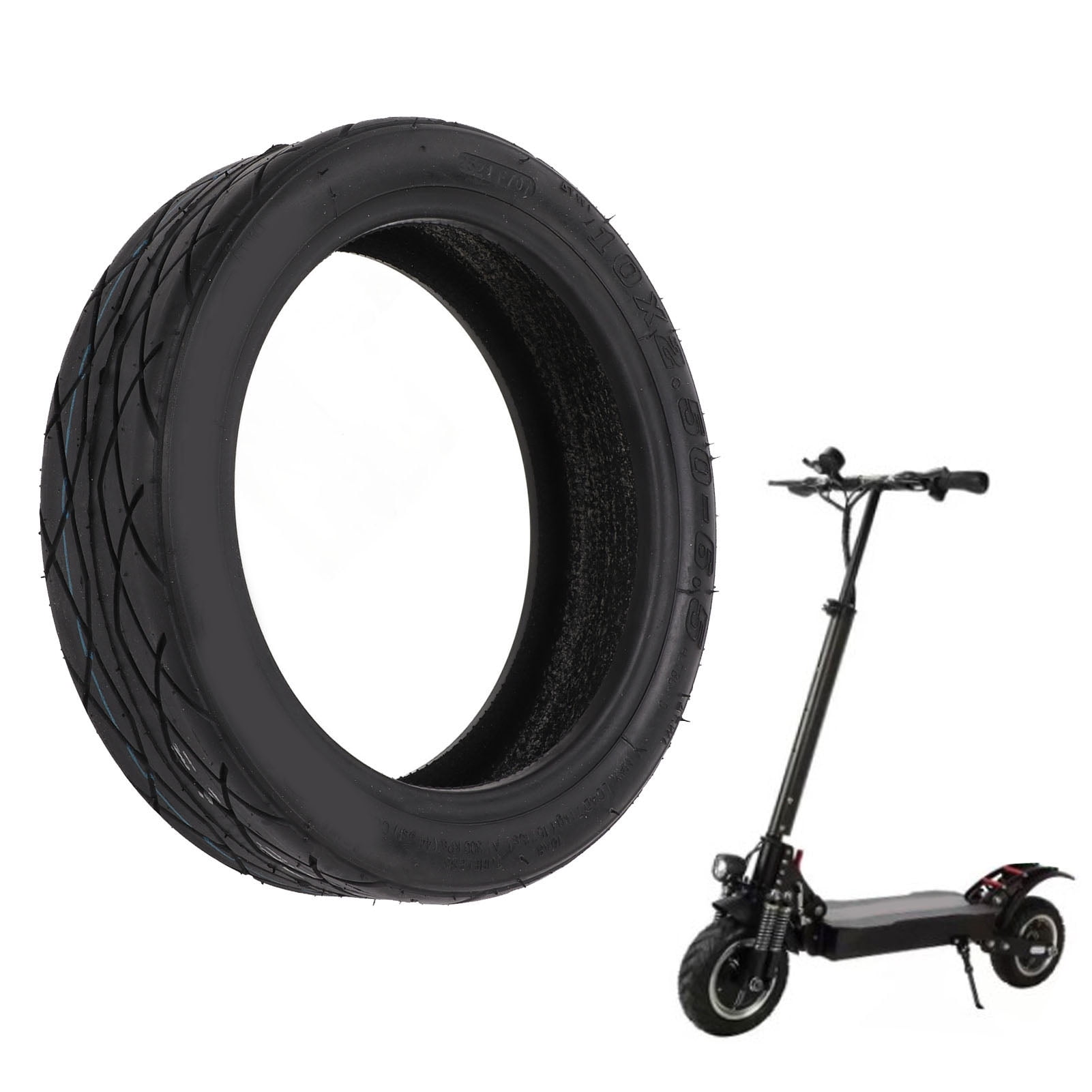 10X2.5 Black Solid Tire for Electric Scooter Folding E-Bike Widened Tyre  Rubber Non-Inflation Electric Scooter Tire on OnBuy
