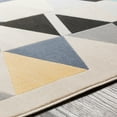 thumbnail image 6 of City Mustard/Khaki 2'7" x 7'3" Modern Runner Area Rug, 6 of 6