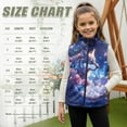 thumbnail image 7 of Pzuqiu Galaxy Wolf Girl Outerwear Vest Size 11-12 Lightweight Zipper Winter Sleeveless Jacket with Pockets Fleece Soft Warm Sleeveless Jacket for Spring Fall Outfits for Girls, 7 of 7