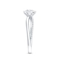 thumbnail image 3 of Rosec Jewels Certified Lab Diamond 6mm Round Engagement Ring, EF-VS Quality - With Jewelry Box, 14K White Gold, US 9.00, 3 of 8