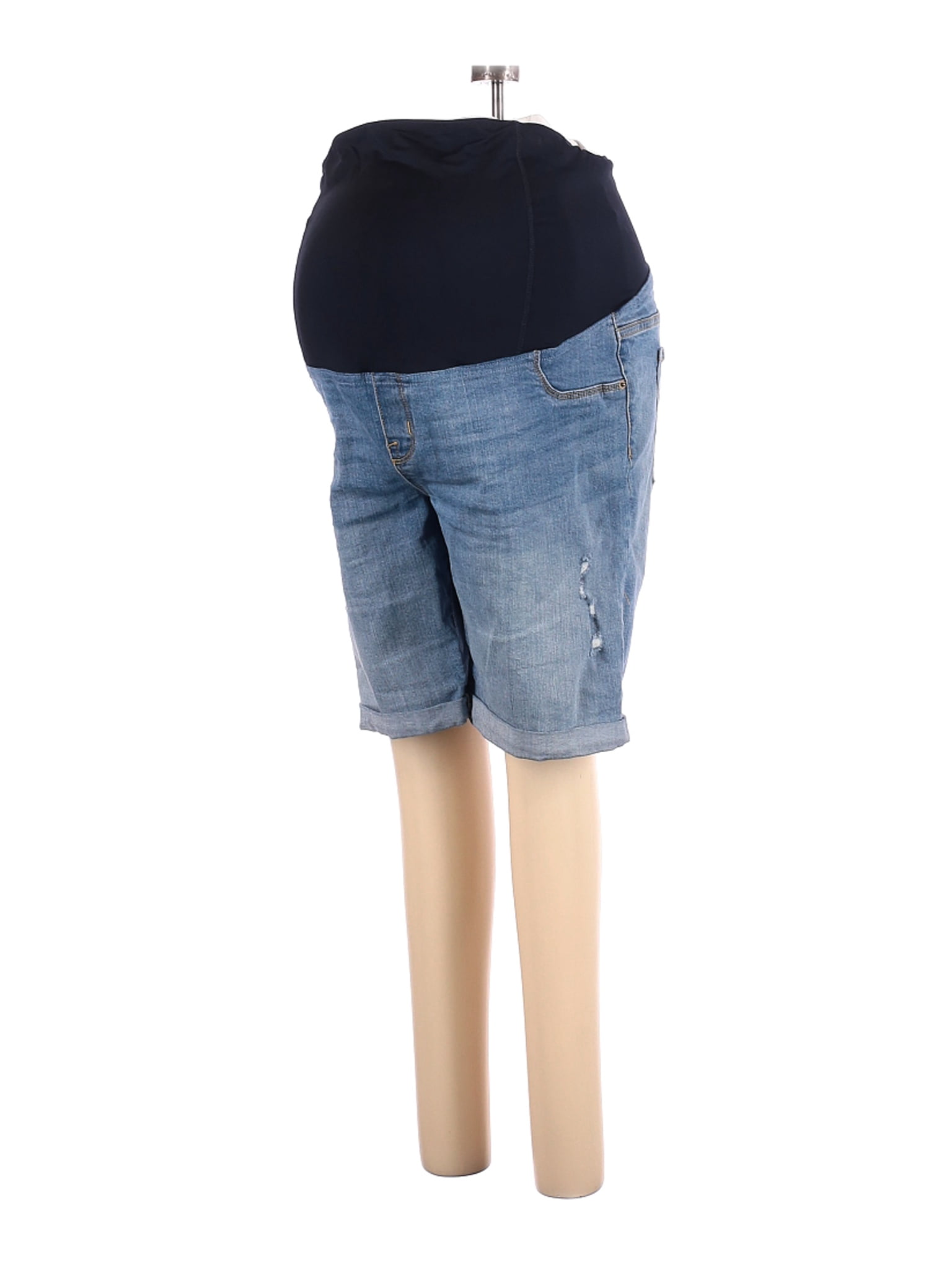 Maternity Denim Shorts - Walmart 