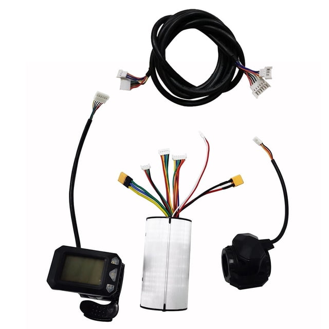 5.5in Carbon Fiber Electric Scooter Bike 24/36V Controller LCD Monitor Brake Set