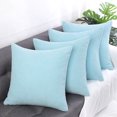 thumbnail image 2 of Unique Bargains Housse de Coussin Décorative à Rayures Maïs en Polyester, 4 Pcs, pour Sofa, 2 of 10