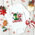 thumbnail image 4 of Mi primer mono navideño de manga larga para bebé recién nacido, traje con estampado de ciervo y Papá Noel, ropa para bautizo infantil, regalo, 4 of 5