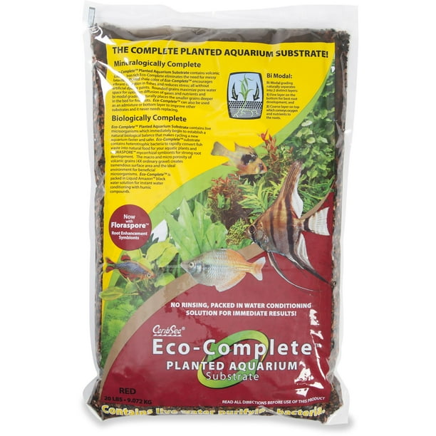 CaribSea Eco-Complete Red Coarse-Grade Plant Substrate, 20