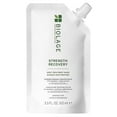 thumbnail image 2 of Biolage Strength Recovery Deep Treatment - Instantly Nourishes and Protects Fortifies Strands Reduces Breakage With Olive Squalane and Vegan Proteins Vegan Paraben-Free 3.3 Fl Oz Packaging may vary, 2 of 4