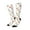 2 Black-2, variant on Women Crew Soft Moisture-wicking Socks Colorful Crabs Pattern Design Cotton Socks, One Size fit All