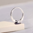 thumbnail image 4 of Lab Created Marquise cut alexandrite engagement ring sterling silver color changing stone solitaire wedding ring June birthstone, 4 of 5