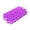 Purple, variant on Honeycomb Silicone Ice Cube Tray, 37 Cavity BPA-Free With Lid Spill-Resistant Ice Mold,For Whiskey Cocktails Coffee（ 8In X 5In,Yellow）
