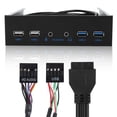 thumbnail image 4 of Panel Frontal De Extensión De Audio Usb 3.0 + Usb 2.0 19Pin Hd Scienceny EL007825-00, 4 of 6