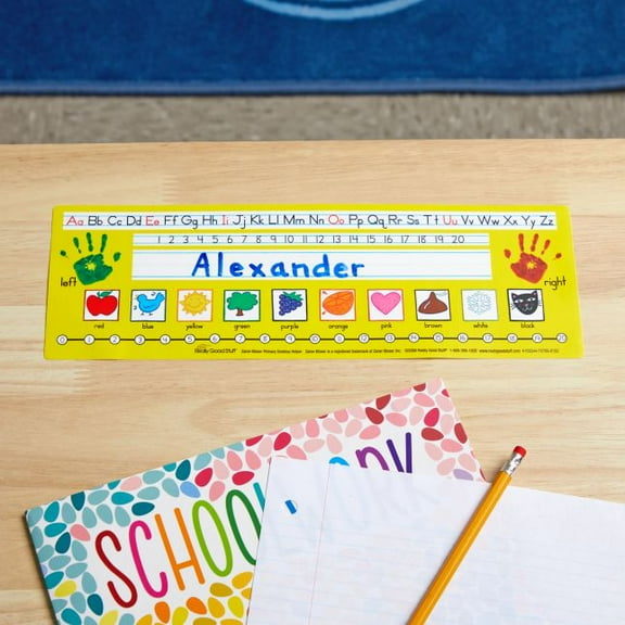 Zaner-Bloser Print Self-Adhesive Vinyl Desktop Helpers - Set Of 24