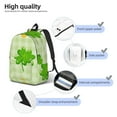thumbnail image 5 of Balery St Patrick's Day11 Vintage Canvas Backpack for Men and Women - Large Capacity, Durable Travel Laptop Bag for School, Work, Hiking, and Outdoor Activities, 5 of 7