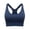 Navy, variant on Sports Bras for Women Plus Size Racerback Wireless Adjustable Strap Bralettes Workout Running Yoga Bra