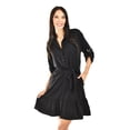 thumbnail image 4 of Vestido camisero con volantes Roman Fashion Juvenil 2386 Negro M, 4 of 5