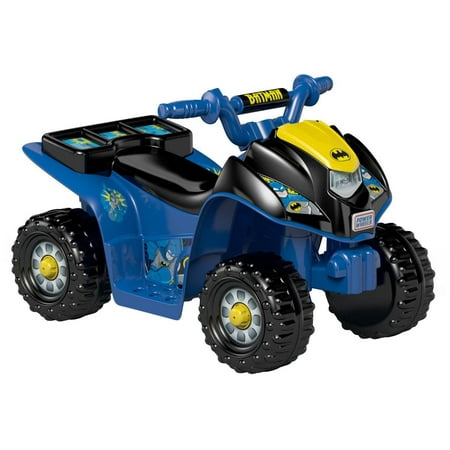 Fisher Price Power Wheels Batman Lil Quad 6 Volt ATV Kids Ride On CLG97 Walmart
