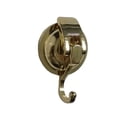 thumbnail image 1 of relayinert Door Hanging Hook Hanger Suction Cup Key Bathrobe Storage Rack Heavy Duty Coat Umbrella Accessory for Kitchen Bedroom Gold 1Set, 1 of 6