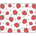 thumbnail image 1 of Strawberry Red Fruits Mouse Pad 7x8.6 in / 7.9x9.5 in Cute Gaming & Desk Mat with NonSlip Rubber Base, Perfect for Wireless Mouse Use, Add a Pop of Color to Your Workspace, 1 of 6