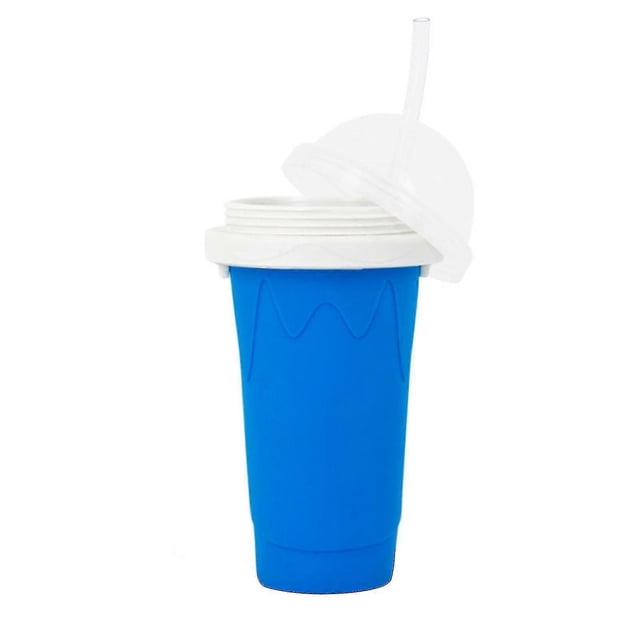2023-smoothies Eco-friendly Double Layer Silicone Slushy Ice Cream Maker For Home_b