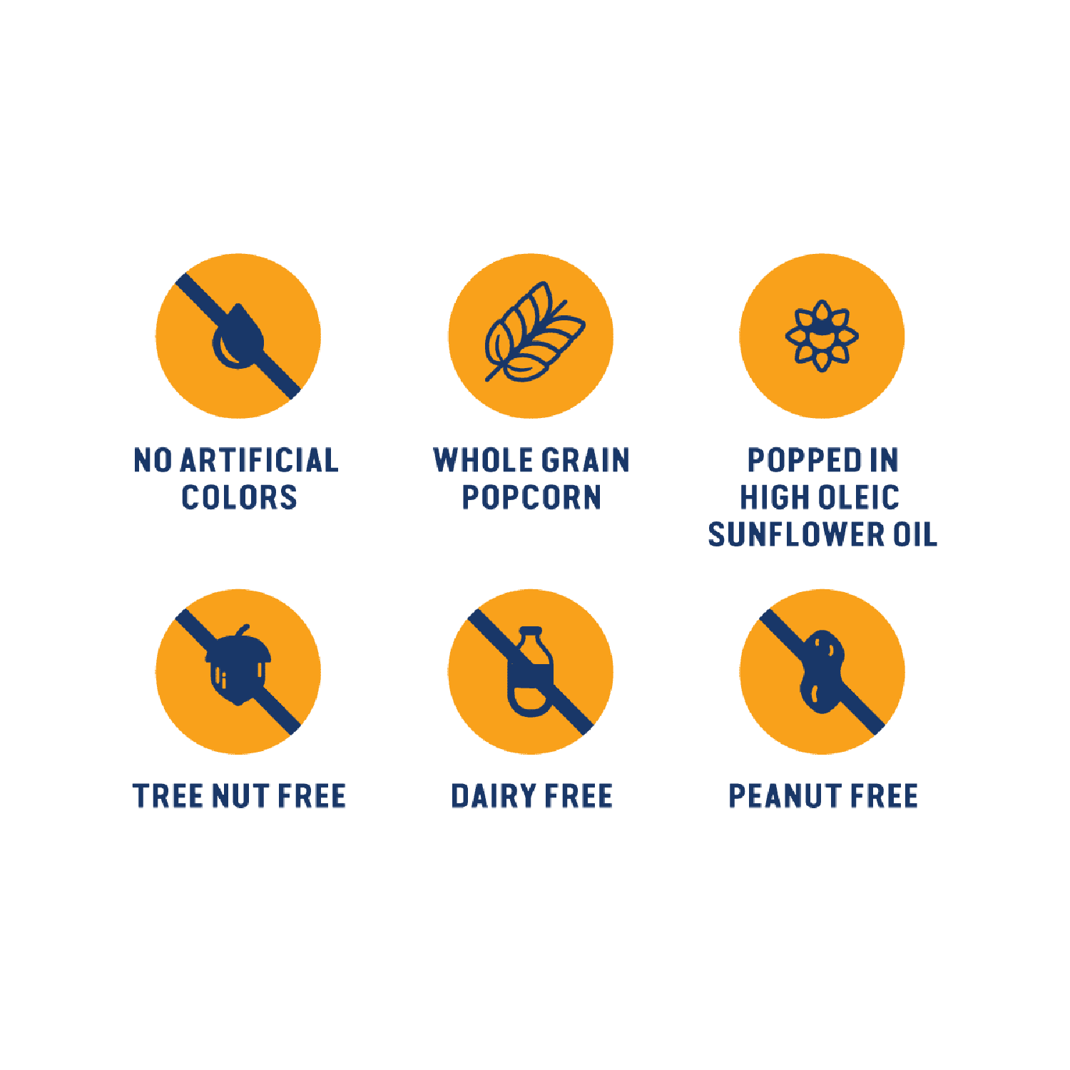 (6 pack) Skinnypop Dairy Free White Cheddar Popcorn, 8.0 oz Family Size Bag, Skinny Pop, Healthy Popcorn Snacks