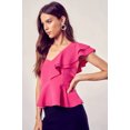 thumbnail image 6 of One Shoulder Ruffle Peplum Top, 6 of 10