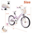 thumbnail image 2 of Gymax Vélo pour Enfants 18 Pieds' Vélo Freestyle pour Tout-Petits Ajustable avec Roues Stabilisatrices, 2 of 10