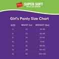 thumbnail image 2 of Hanes Girls Brief Underwear, 6 Pack Panties Sizes 6 - 16, 2 of 3