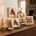 thumbnail image 3 of Pearl Diamond Painting, Christmas Bird Pearl Painting Kit with Frame, 3D Pearl Diamond Art Craft for Adults & Beginners, DIY Diamond Art Kits with Frame, Christmas Wall Art Decor Gift, 7.87in, 3 of 7