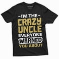 thumbnail image 3 of Men'S Crazy Uncle Funny Tee Shirt Gif For Birthday Tee Humor Tee Shirt (Xx-Large Grey), 3 of 6
