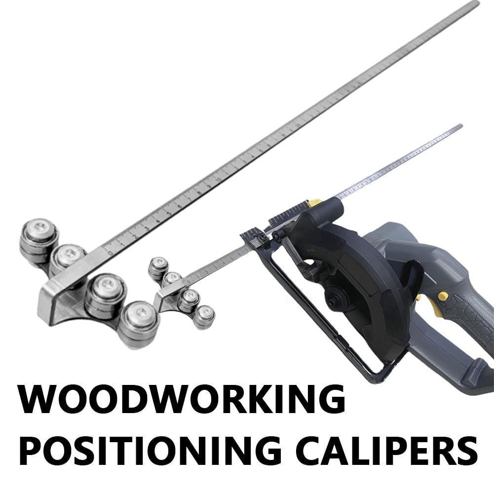Positioning Calipers for Circular Saw,Positioning Calipers for Precise Measurements & Easy Wood Cutting,Universal Adjustable Cutting Circular Saw Guide Rail, for Straight Edge