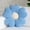 Skyblue, variant on Green Daisy Flower Shaped Pillow, Decorative Throw Pillow for Bedroom Chair Sofa 15.7 Inch