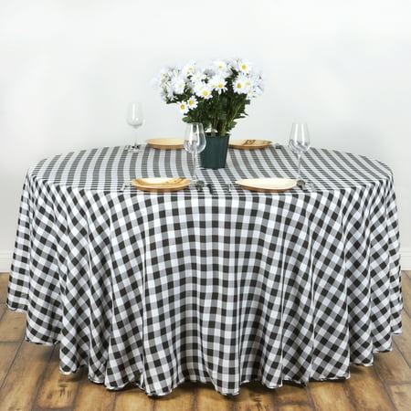Table Cloth Round 70 Inch Efavormart Perfect Picnic Inspired Checkered 70