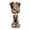 A, variant on Sktrjpolfis Handheld Three Wise Skull Vase Vintage White Resin Rose Flower Container 1 Pack Gothic Halloween Bar Tabletop Decor