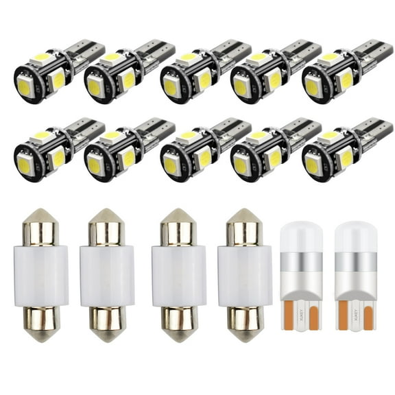 AUTOXBERT 16x Xenon White LED Interior Lights Pack 31mm Bulbs for Toyota Camry 2012 - 2018