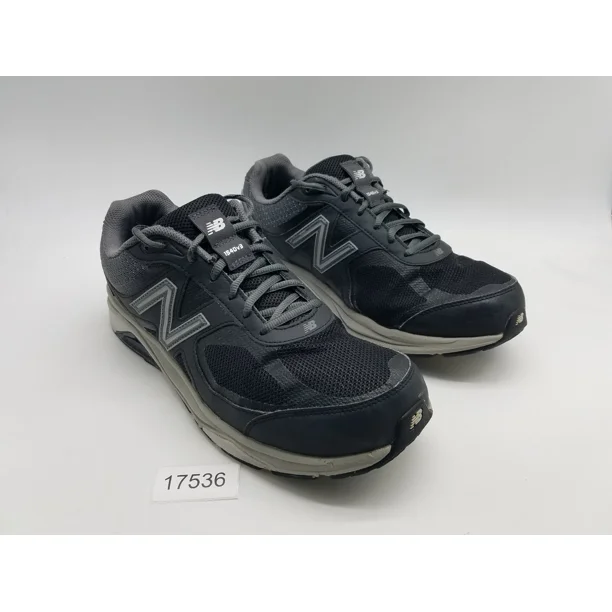 New Balance 1540v3 Men's Size 12.5 6E (XX-Wide) Running Shoes Black Gray