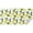Yellow Lemon Fruits, variant on Yellow Lemon Fruits White Pattern Rectangle Tablecloth 60"x102",Waterproof Polyester Rectangle Table Cloth, Wipeable Spillproof Polyester Tablecloth for Dining, Camping, Indoor and Outdoor