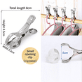 thumbnail image 2 of Multi Functional Stainless Drying Clamp Quilt Clips Sewing Clips Fabric Clips for Household Clothes and Quilt Drying, Windproof Fixed Clips Creative Multi-Use, 2 of 5