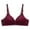 17-Wine, variant on YWDJ Comfort Bras for Women Comfortable Bras Wirefree Bras Adjustable Straps Full Coverage Push up Wrap Sleep Bras Padded Comfortable Bras Comfy Bras Beige XL