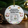 thumbnail image 3 of Ornaments Ornament Kits 2025,- Dialysis Technician Nutritional Fact Christmas Ornament 2025, Dialysis Technician Ornament, Christmas Keepsake, Christmas Decor, Ideas Gifts for Xmas, 3 of 3