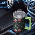 thumbnail image 4 of 40oz Holiday Tumbler with Lid and Straw, Green Christmas Tree Stainless Steel Insulated Cup Gifts for Coffee Water, 4 of 4