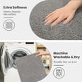 thumbnail image 2 of FRAMICS Waffle Shower Curtain Sets with Rug and Hooks, 14-Piece Thick Weighted Fabric Bathroom Sets, Wrinkle and Mildew-Resistant, Gray, 2 of 13