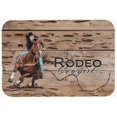 thumbnail image 2 of Caroline's Treasures Rodeo Cowgirl Barrel Racer Kitchen/Bath Mat, 2 of 2