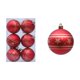 thumbnail image 2 of Set de adornos para el baile de Navidad | ABS Multicolor a prueba de fracturas | Decoraciones para árboles navideños de estilos variados, 6 piezas | Ligero, fácil de colgar, decoración para fiestas, 2 of 7