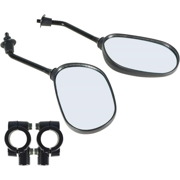 Waltyotur ATV Universal Rear View Side Mirrors With 7/8" Handlebar Mount For Honda Yamaha