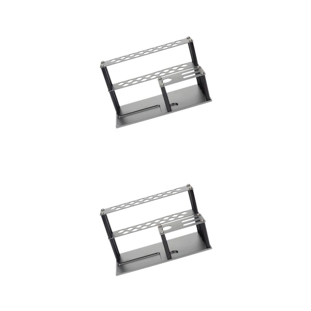 Vogacara Destornillador Organizador Bastidor Soporte para destornillador Soporte Bandeja para tornillos Titanio Titanio 2Conjunto
